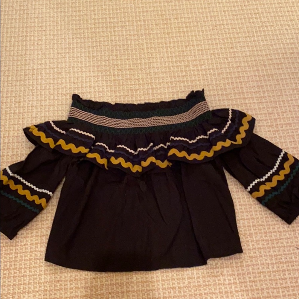 Off the shoulder top with sleeves